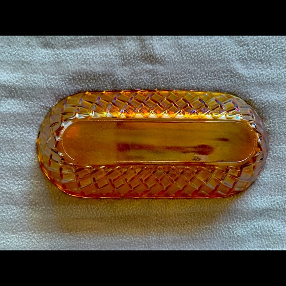 Vintage Amber Carnival Glassware - Picture 6 of 6